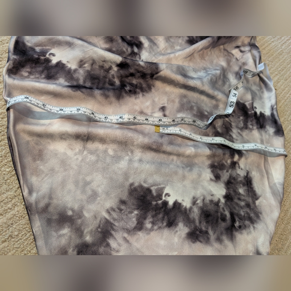 superdown Revolver Krystal Slit Gray Maxi Dress - Picture 9 of 15